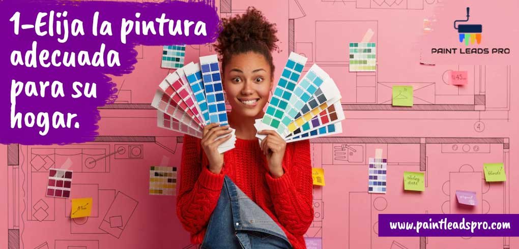Elija la pintura adecuada para su hogar