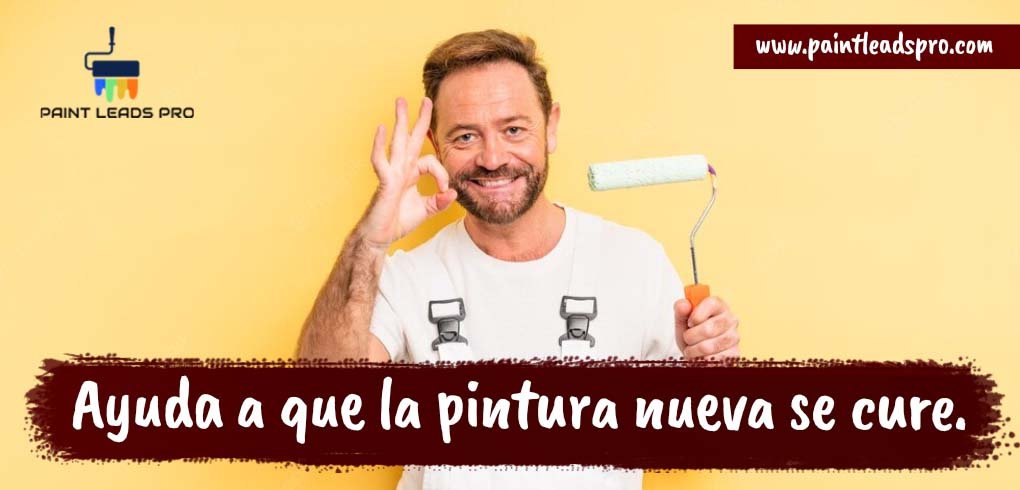 Ayuda a que la pintura nueva se cure