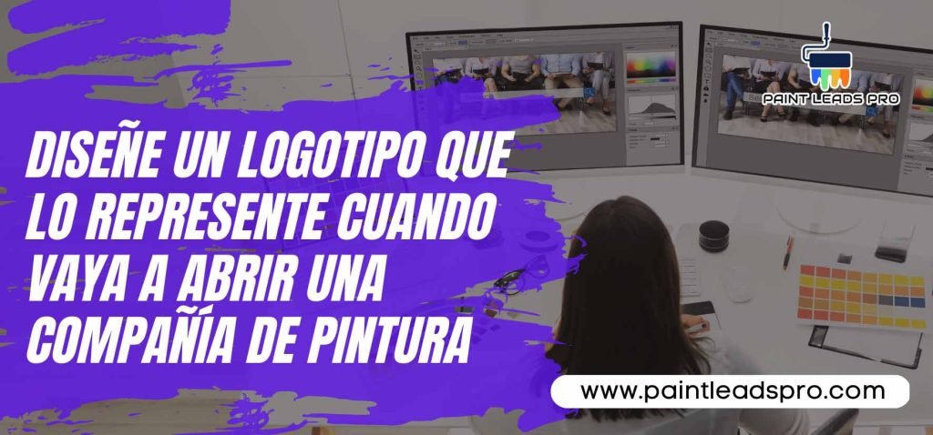Diseñe un logotipo que lo represente cuando vaya a abrir una compañía de pintura - PaintLeads PRO