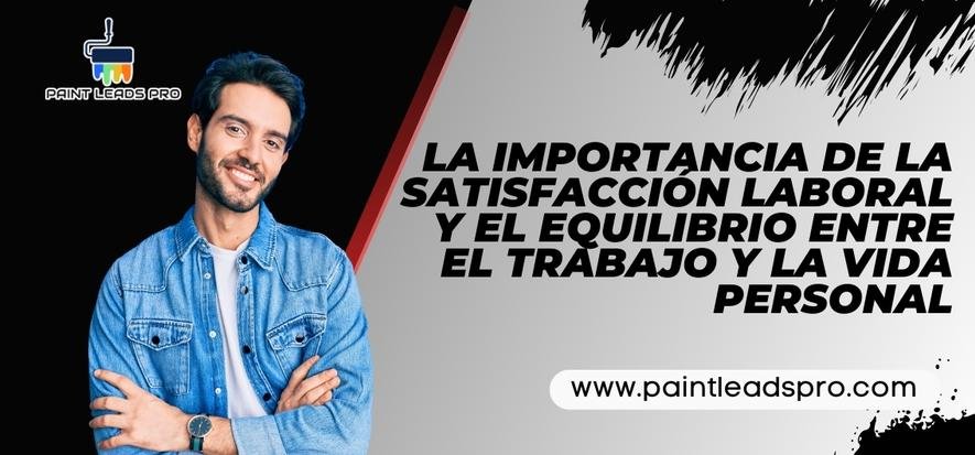 La importancia de la satisfacción laboral y el equilibrio entre el trabajo y la vida personal - Paint Leads PRO